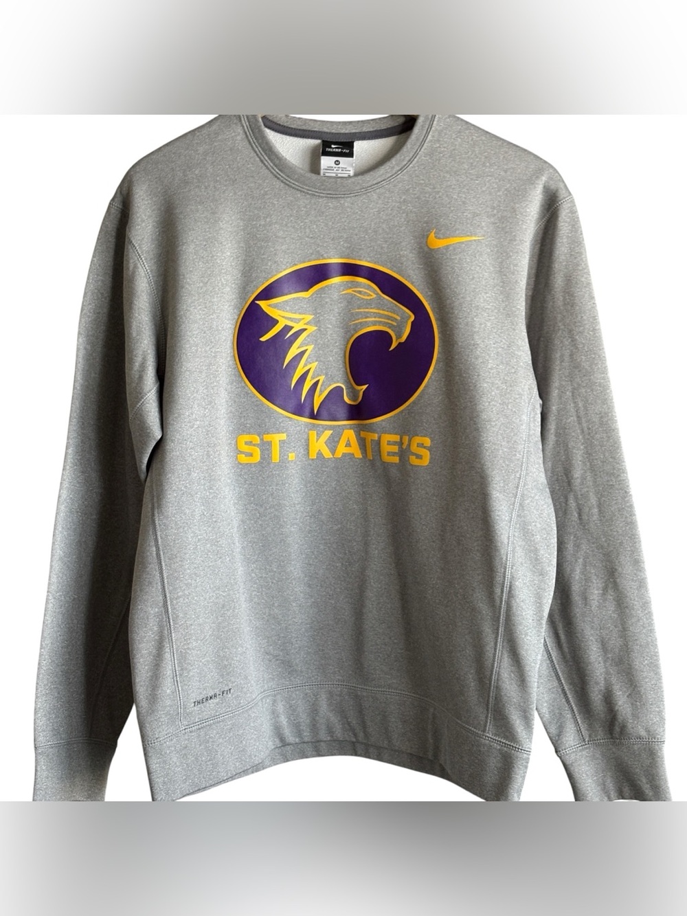 Nike St. Kate's Wildcat Crewneck Sweatshirt Unisex Size Medium MN St. Paul